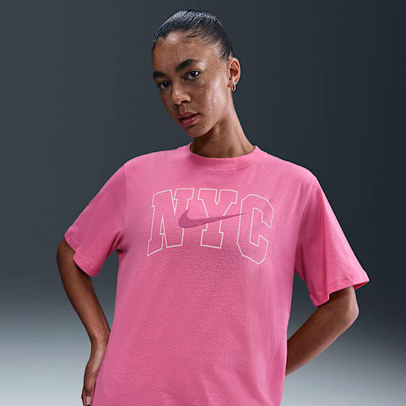 ★Nike★ Sportswear T-shirt M Pink Foam Pink Oxford HQ371766 Nike Sportswear Mens T-Shirt - Pink Foam